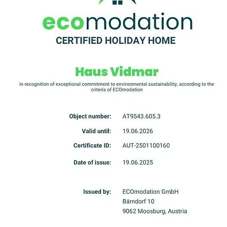 Vidmar Appartement Arriach